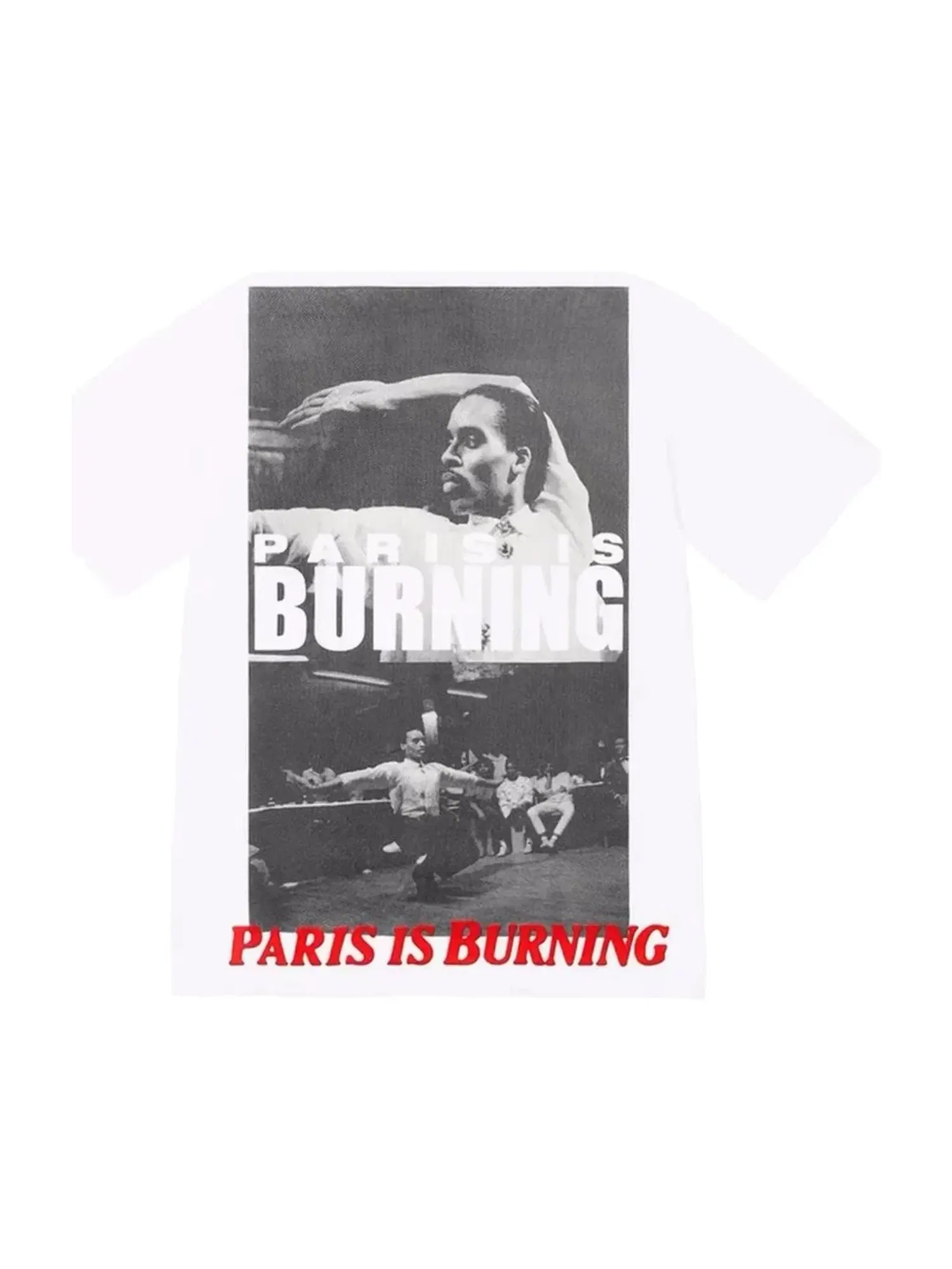 Мужская футболка с принтом Paris Is Burning Supreme — изображение 2 из 2, белый