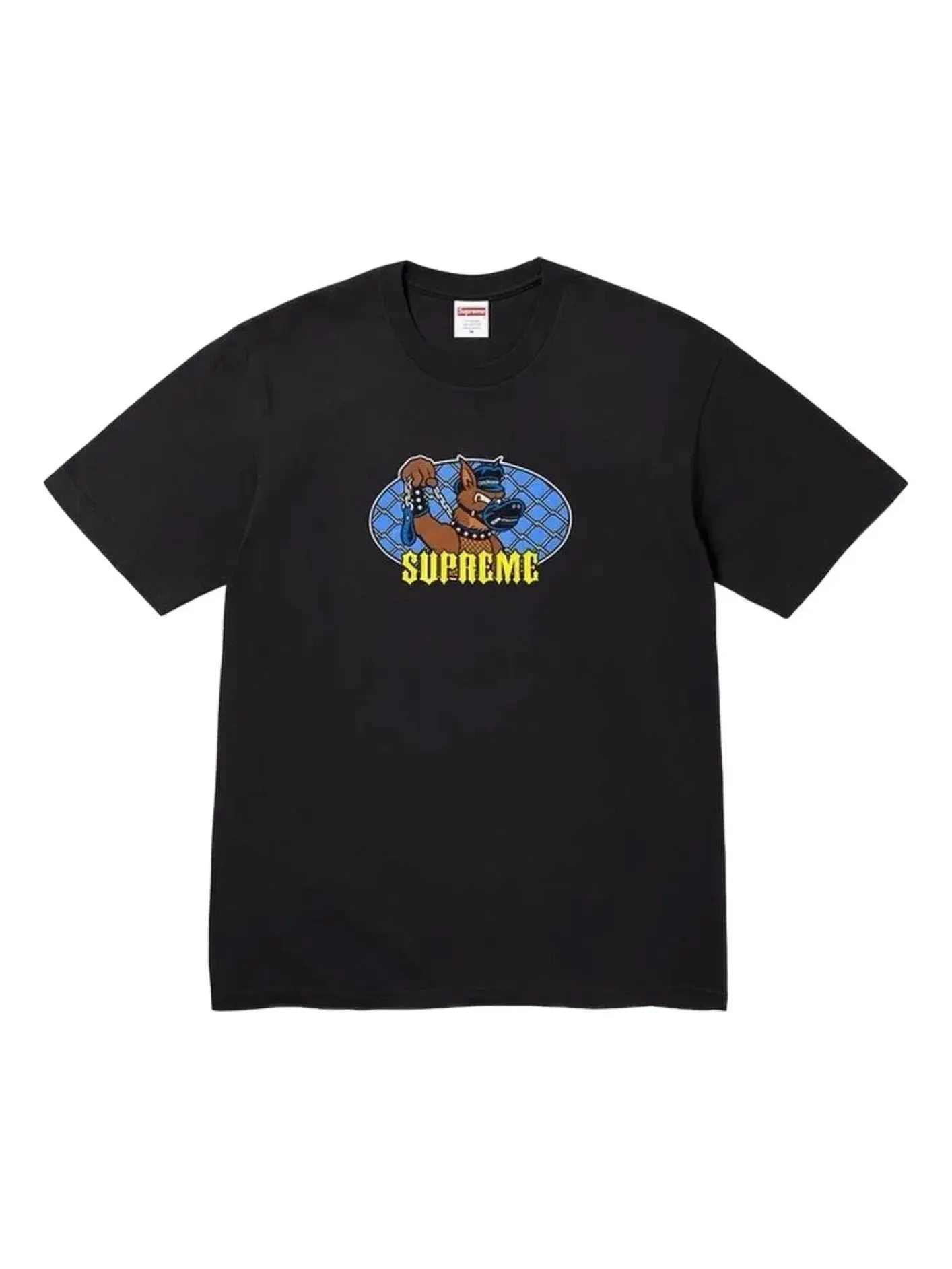 Мужская футболка с принтом Leash T-Shirt Supreme — изображение 1 из 1, черный