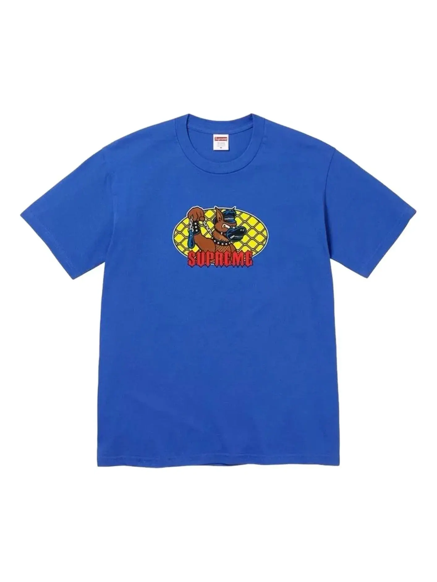 Мужская футболка с принтом Supreme SS26 Leash T-Shirt — изображение 1 из 1, синий