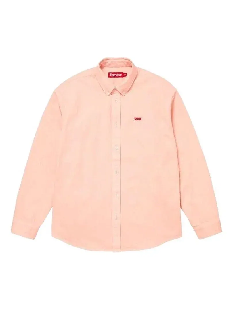 Мужская рубашка из денима Small Box Denim Shirt Supreme — изображение 1 из 1, розовый