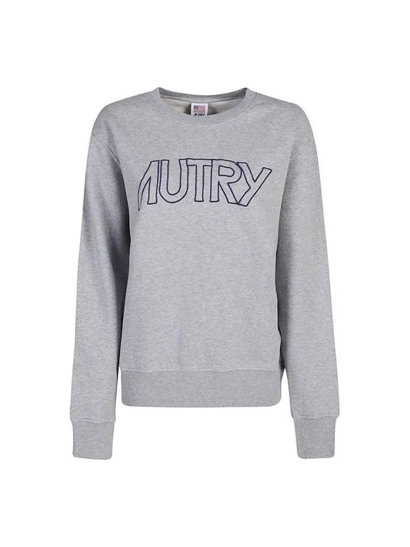 Свитер (WMNS) AUTRY Logo Sweater 'Grey' — изображение 1 из 6, серый
