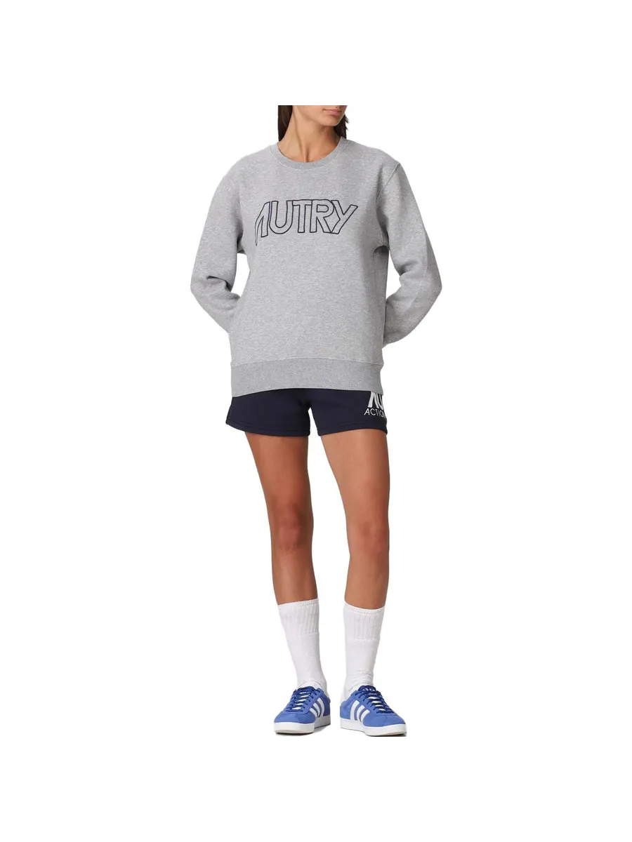 Свитер (WMNS) AUTRY Logo Sweater 'Grey' — изображение 3 из 6, серый