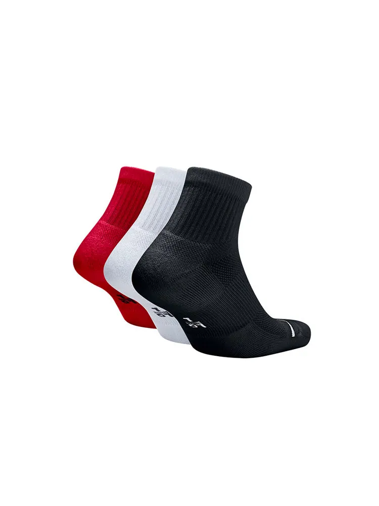 Носки Nike Apparel Socks Men Air Jordan Jumpman Qtr Socks 3 'Black White Red' — изображение 2 из 2