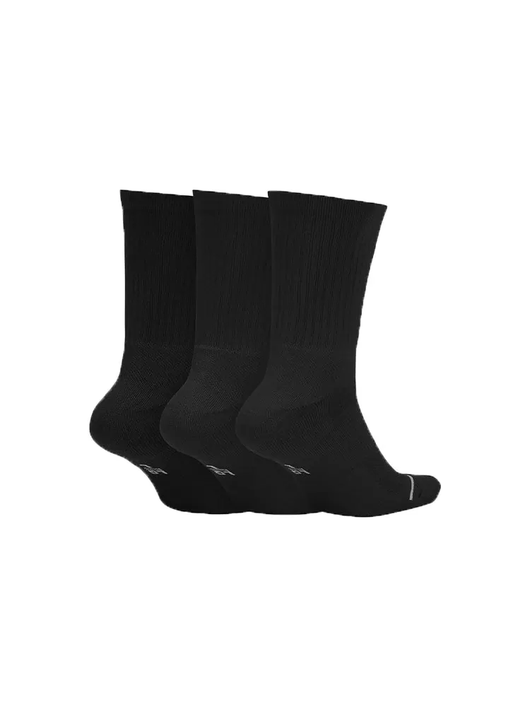 Носки Air Jordan Everyday Max Crew Basketball Sports Socks 3 Pairs 'Black' — изображение 2 из 2, черный