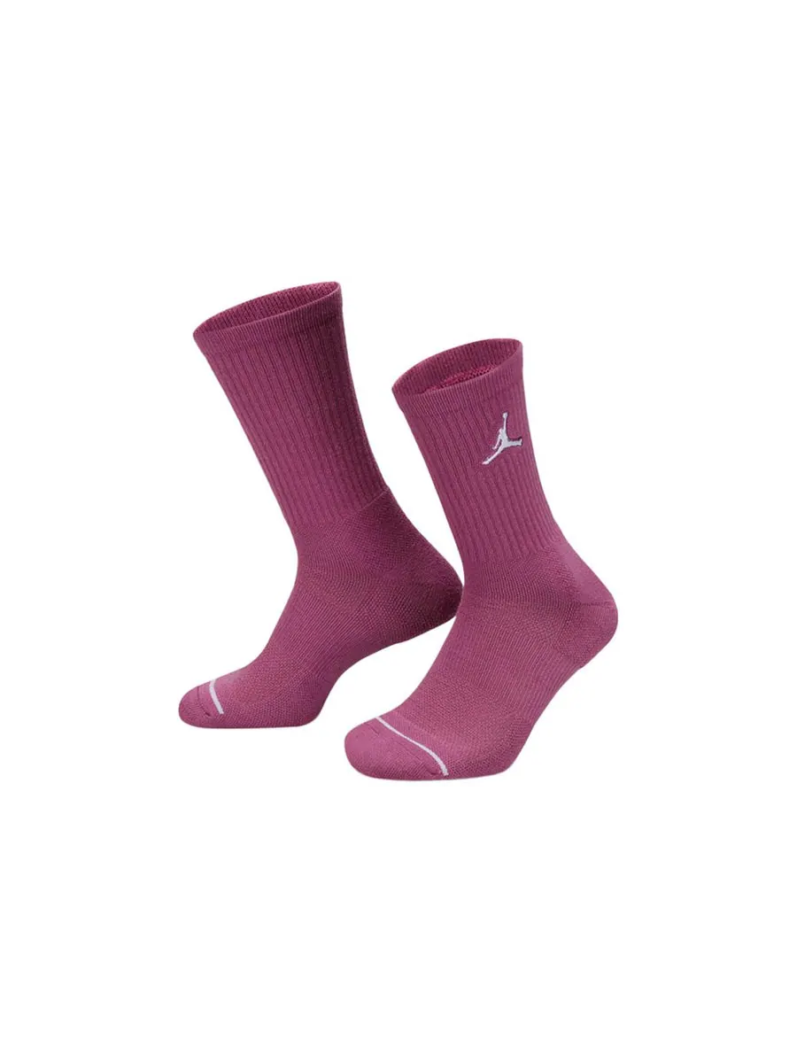 Носки Air Jordan Solid Color Logo Basketball Casual Breathable Sports Socks 3 Pairs Purple / Brown / Orange, коричневый
