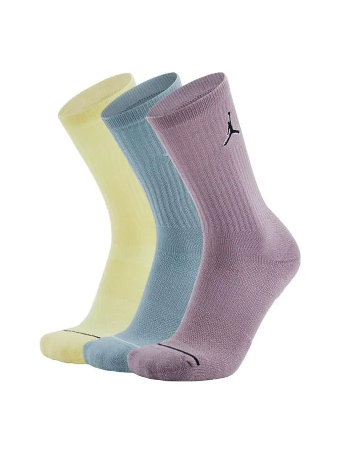 Носки Air Jordan Everyday Max Crew Basketball Socks 'Lilac Blue Yellow' — изображение 1 из 4, синий