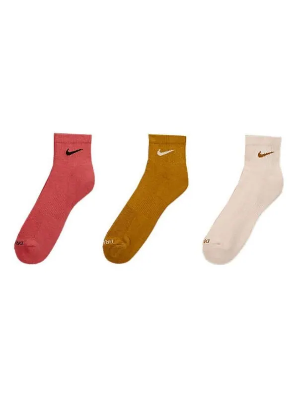 Носки Nike Everyday Plus Cushioned Training Ankle Socks (3 Pairs) 'Multi-Color' — изображение 1 из 2, мульти