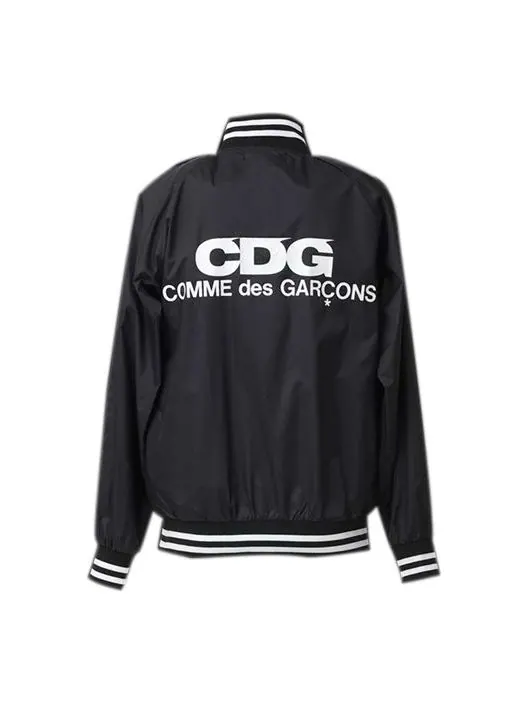 Куртка COMME des GARCONS Varsity Jacket 'Black' — изображение 1 из 2, черный