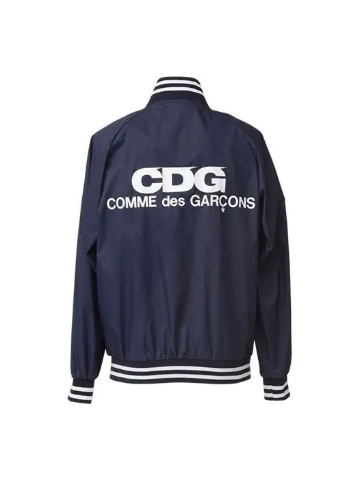 Куртка CDG Varsity Alphabet Jacket Unisex Navy Blue — изображение 1 из 2, темно-синий