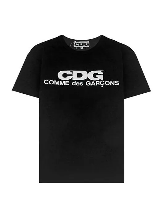 Футболка COMME des GARCONS CDG Classical Logo Applique Short-sleeve Tee Unisex Black — изображение 1 из 3, черный