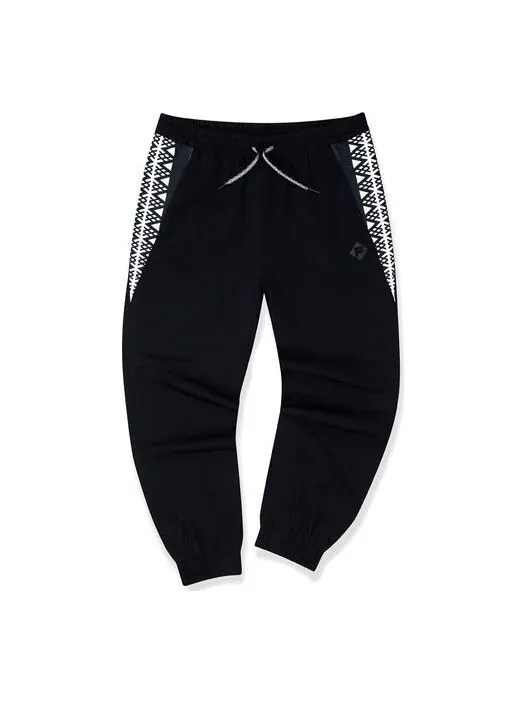Брюки fila x white mountaineering mens white sports ankle banded pants black Fila Fusion — черный