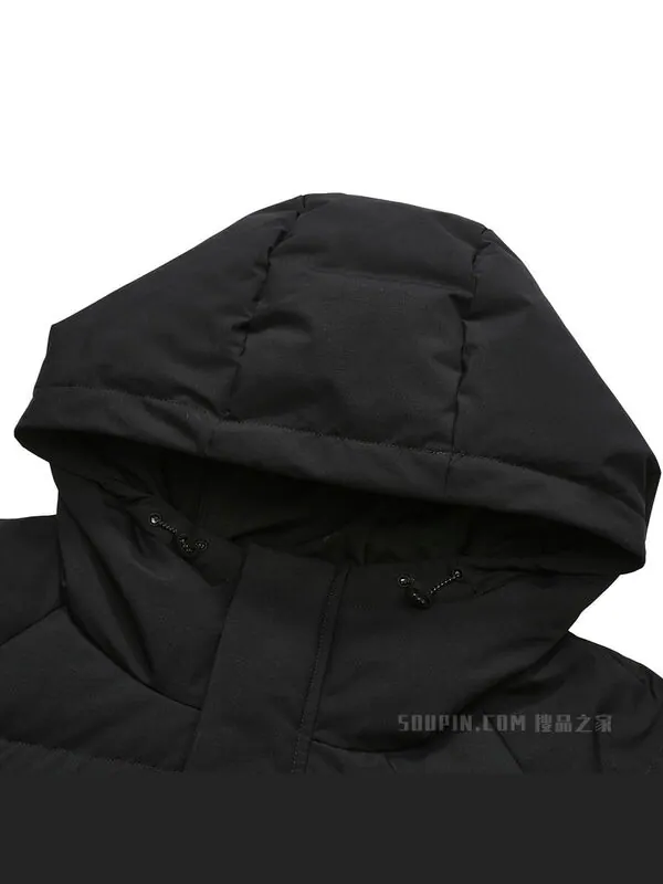 Куртка winter down jacket 'black' Fila Fusion — изображение 3 из 4, черный/белый