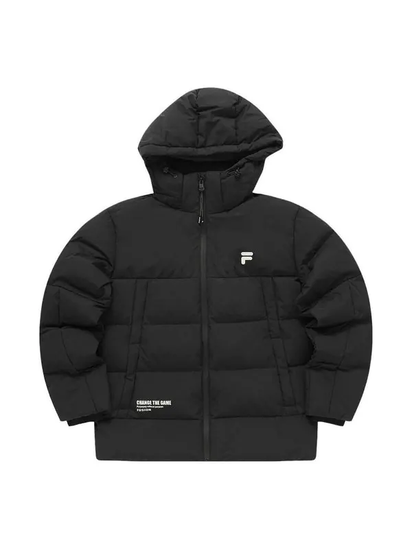 Куртка hooded down jacket 'black' Fila Fusion — изображение 1 из 3, черный
