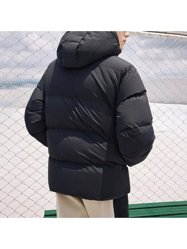 Куртка hooded down jacket 'black' Fila Fusion — изображение 2 из 3, черный