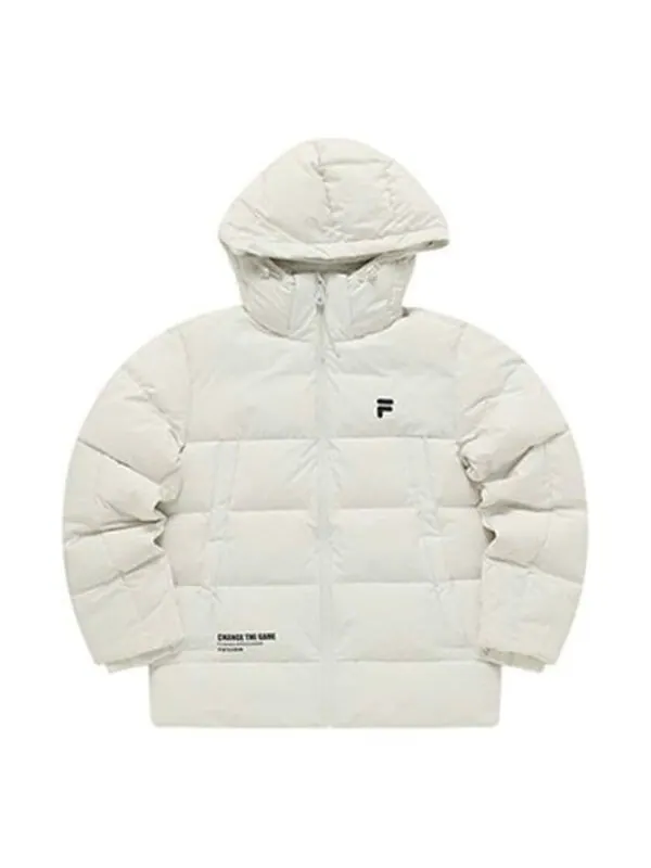 Куртка hooded down jacket 'white' Fila Fusion — изображение 1 из 3, белый
