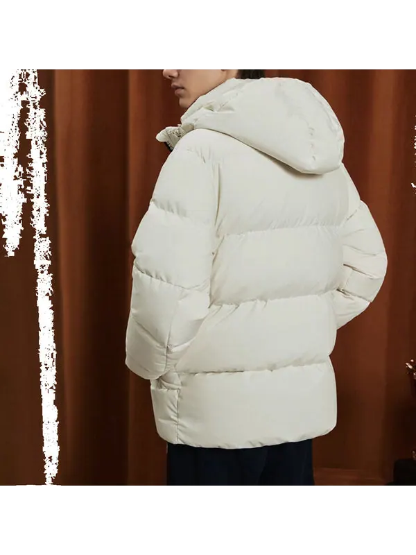 Куртка hooded down jacket 'white' Fila Fusion — изображение 3 из 3, белый
