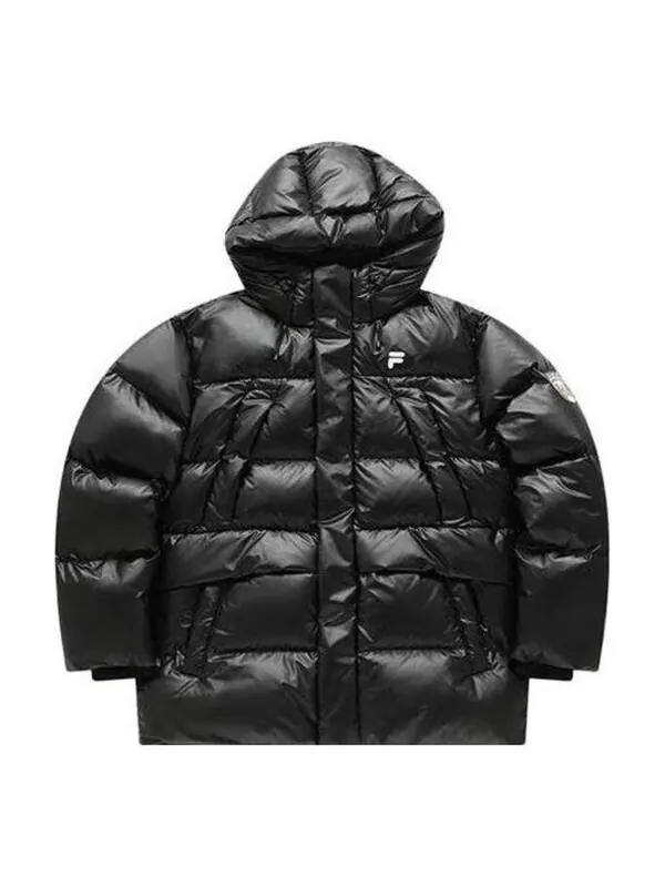 Куртка down jacket 'black' Fila Fusion — изображение 1 из 4, черный