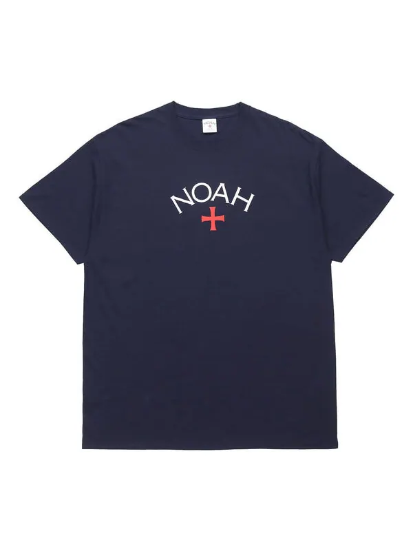 Футболка core logo t-shirt 'navy' Noah — изображение 1 из 2, темно-синий