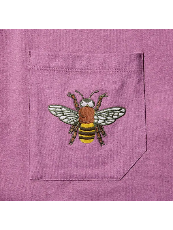 Футболка x billionaire boys club's bee line pocket long sleeves t-shirt 'purple' Timberland — изображение 2 из 3