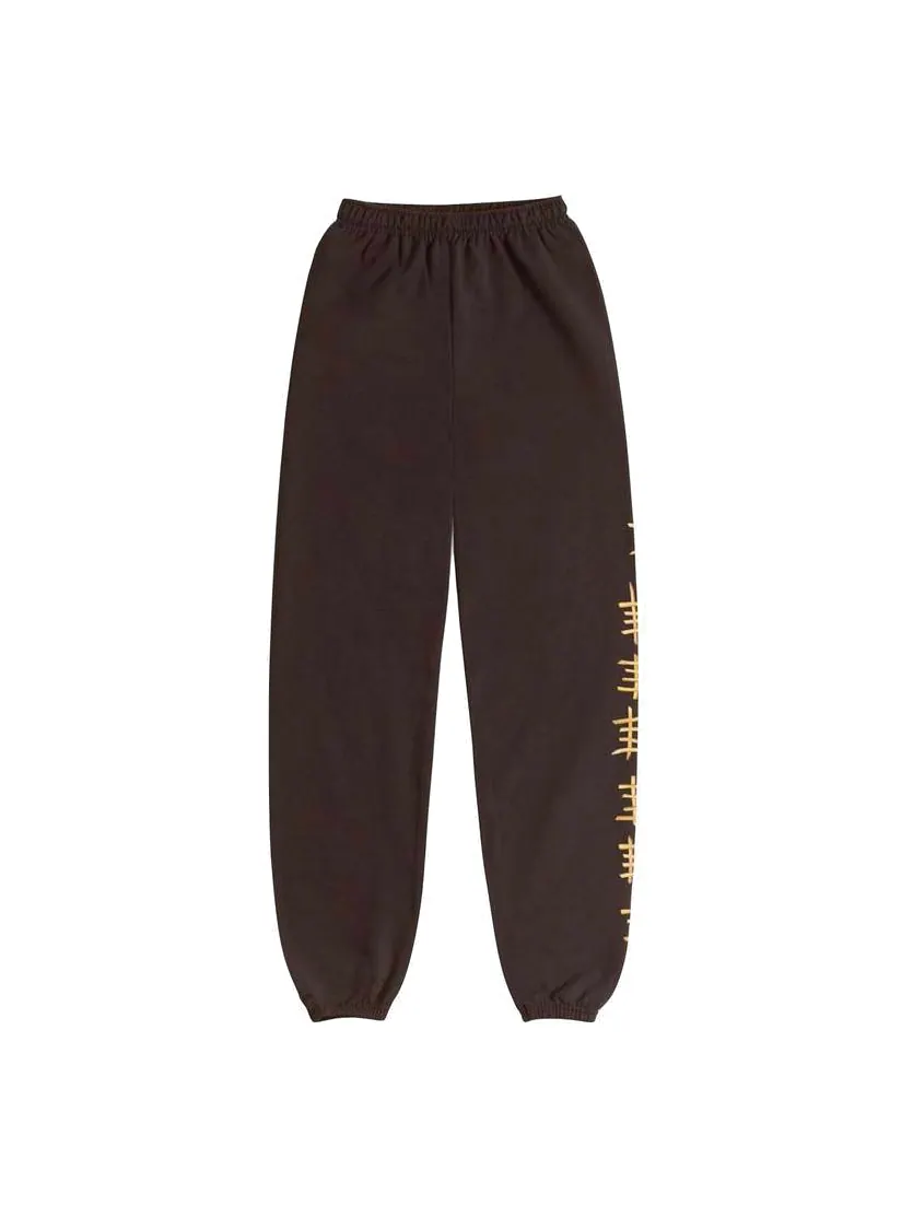 Спортивные брюки Travis Scott Cactus Jack x McDonalds Smile Sweatpants 'Brown' — изображение 2 из 2, коричневый