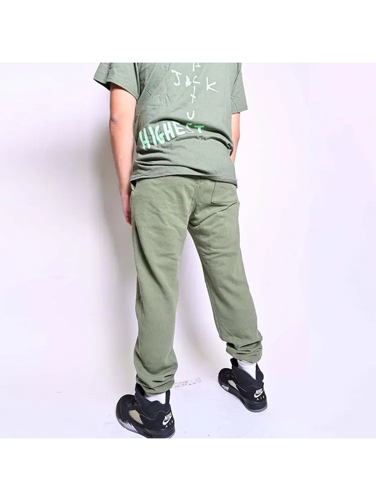 Спортивные брюки Travis Scott Cactus Jack x Jordan Highest Sweatpant 'Olive' — изображение 3 из 3, оливковый зеленый