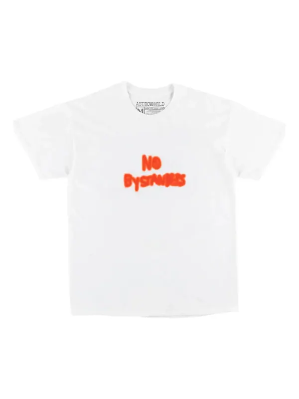 Футболка no bystanders tee 'white' Travis Scott — изображение 1 из 2, белый