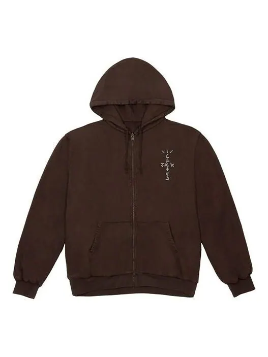 Толстовка yup! hoodie 'brown' Travis Scott — изображение 2 из 2, коричневый