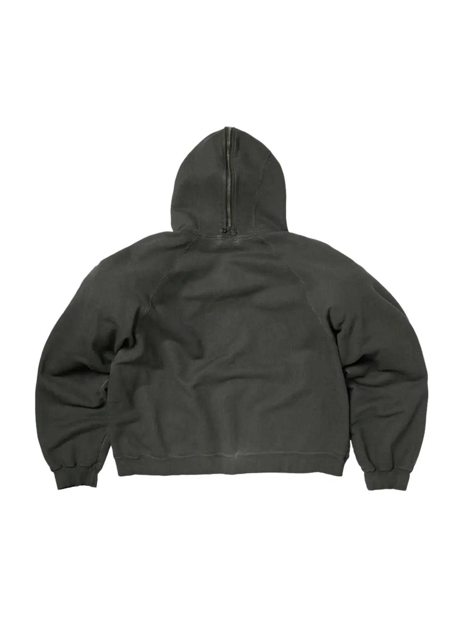 Худи Thug Club Bulk Shoulder Gladiator на молнии — изображение 2 из 2, серый