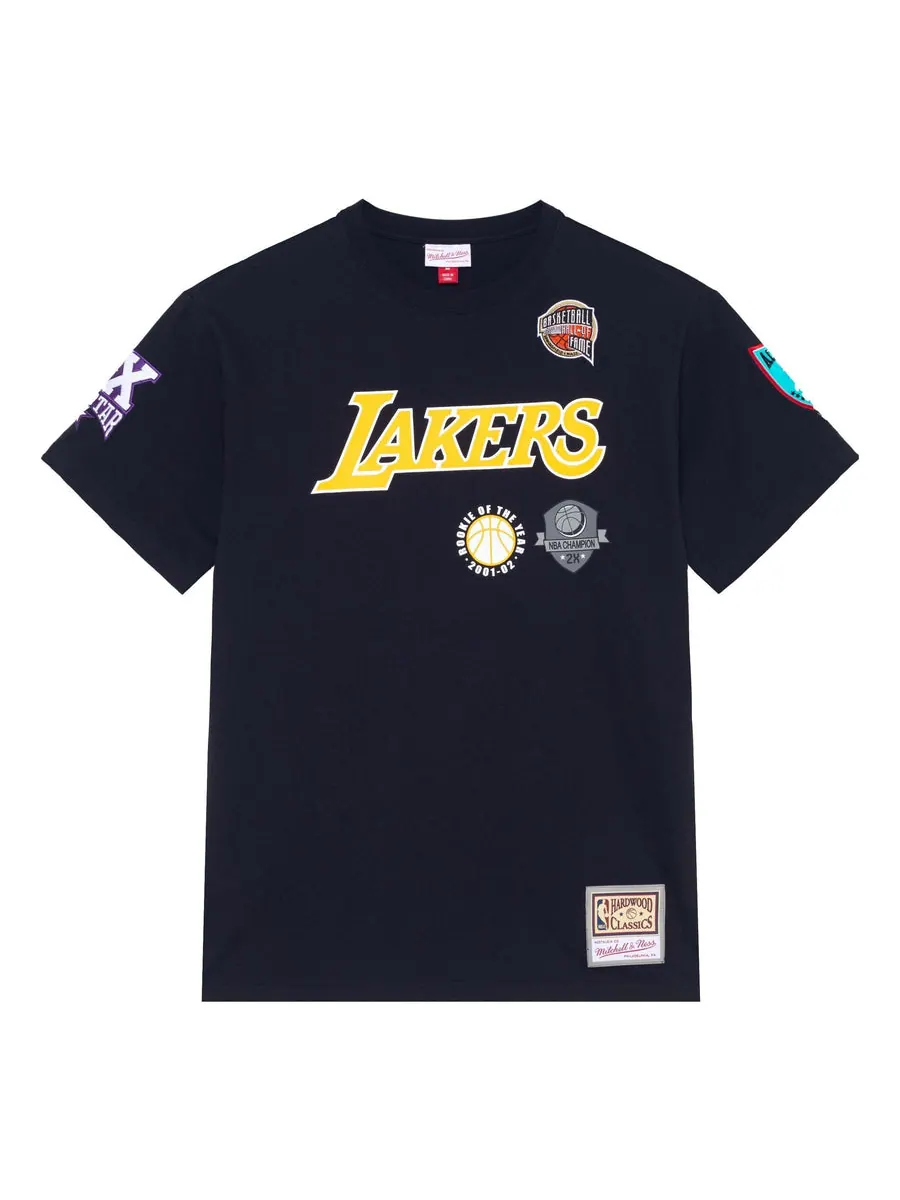 Футболка Mitchell & Ness x NBA Los Angeles Lakers HOF T-Shirt 'Pau Gasol 16' — изображение 1 из 3, черный