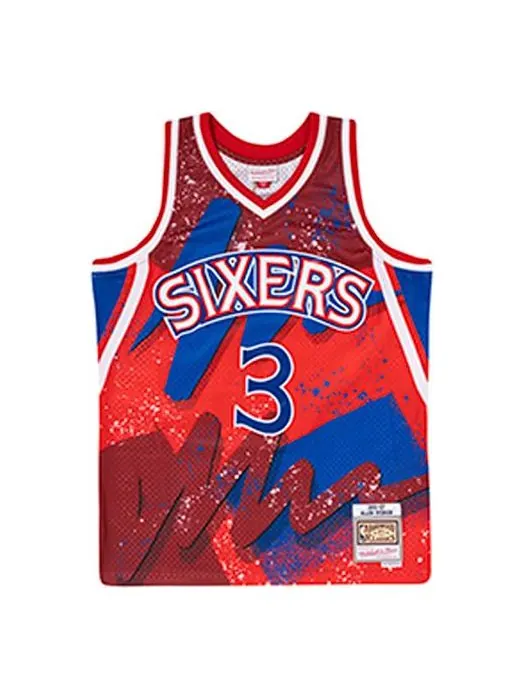 Баскетбольное джерси Mitchell & Ness NBA SW 76 3 — изображение 1 из 2