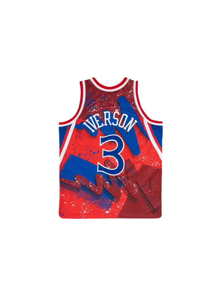 Баскетбольное джерси Mitchell & Ness NBA SW 76 3 — изображение 2 из 2