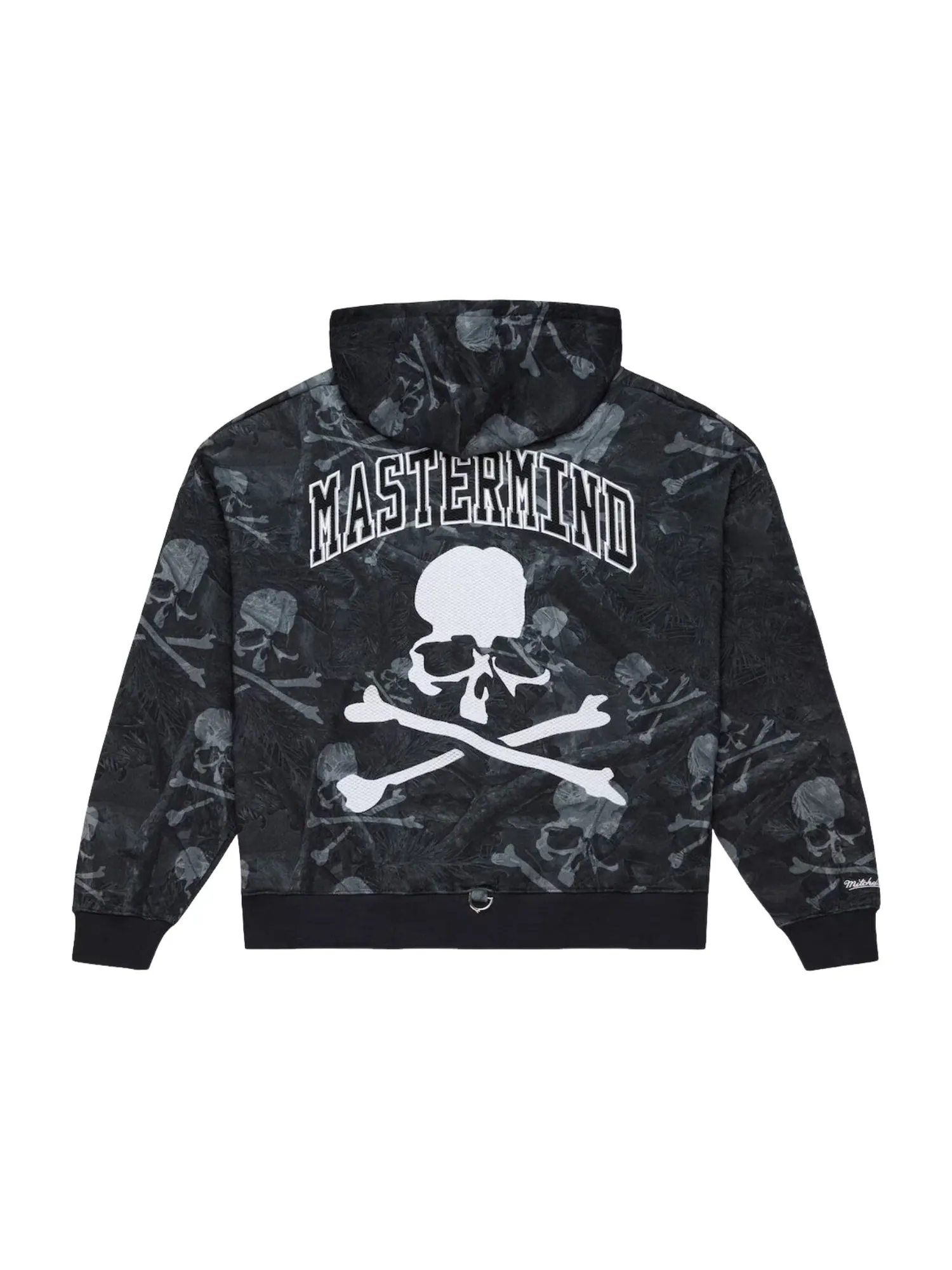 Худи на молнии Mitchell & Ness x Mastermind — изображение 2 из 2, темно-серый