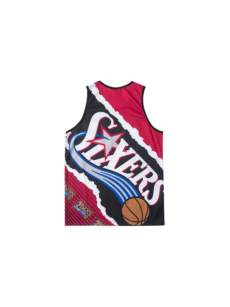 Баскетбольное джерси Mitchell & Ness Big face2.0 SW 76 — изображение 2 из 2