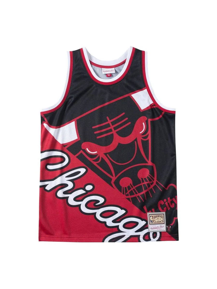 Джерси Mitchell & Ness x NBA Big Face Fashion Tank 5.0 'CHICAGO BULLS' — изображение 1 из 2, черный