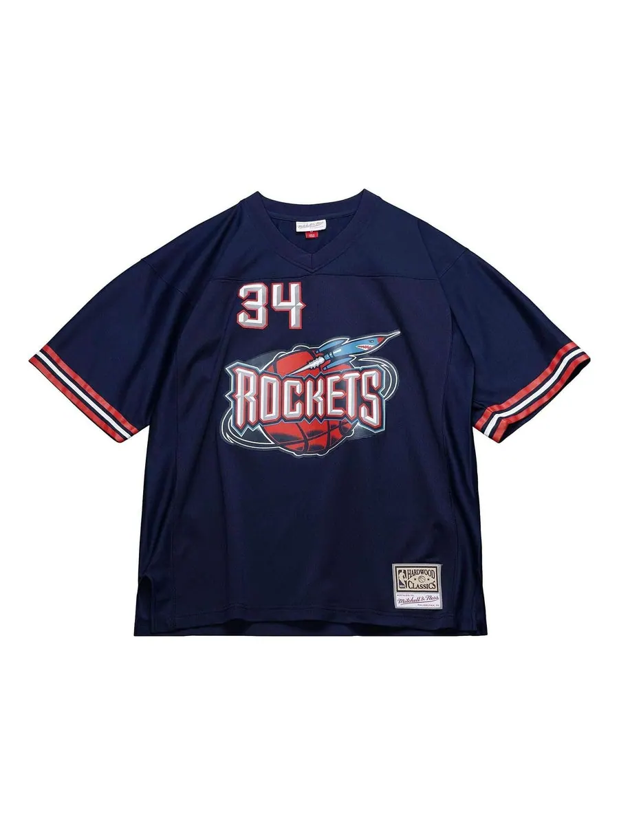 Джерси Mitchell & Ness x NBA Audible Houston Rockets Jersey 'Hakeem Olajuwon 34' — изображение 1 из 2, темно-синий