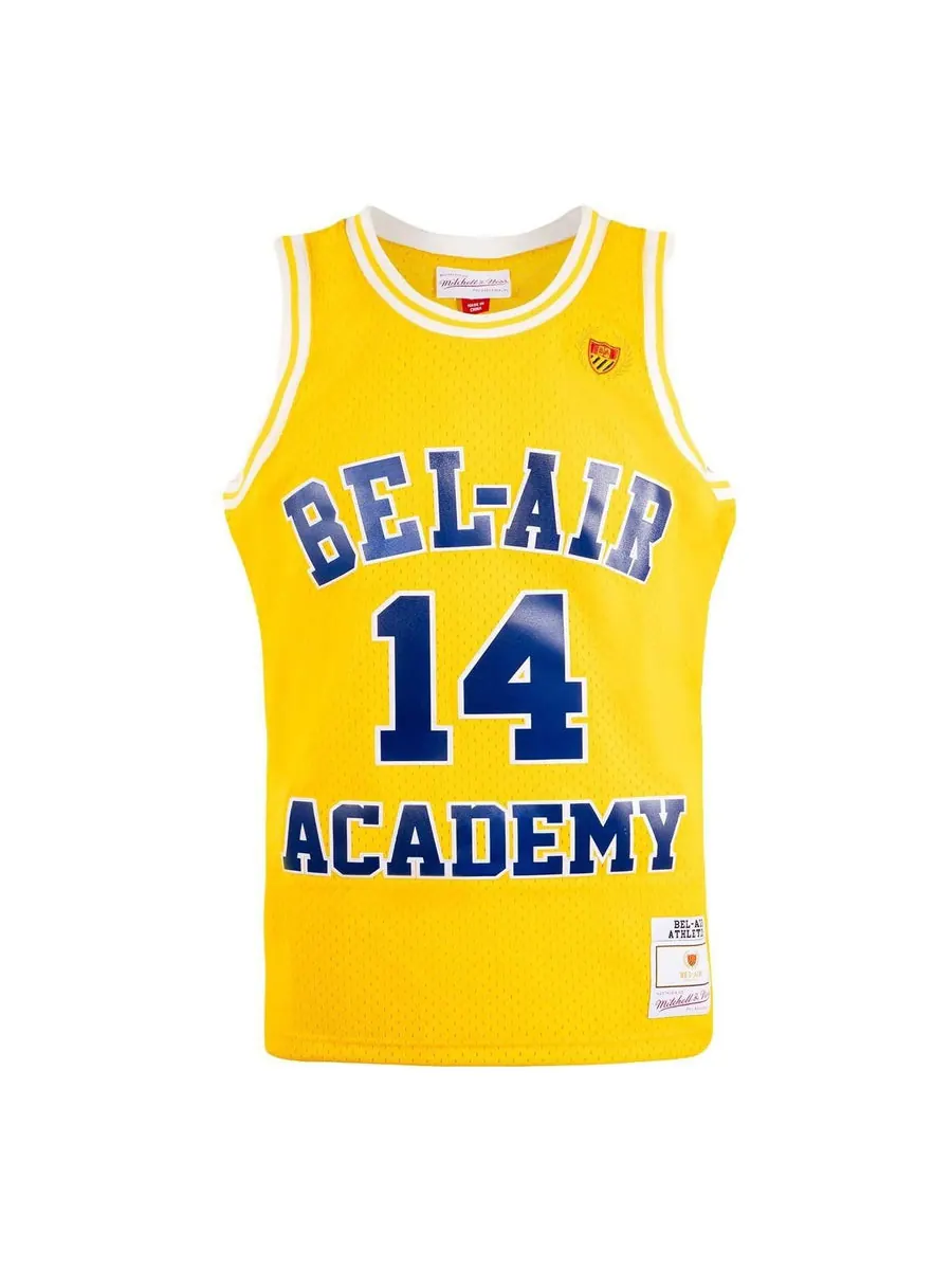 Джерси Mitchell & Ness x Bel-Air Home Jersey 'Smith 14' — изображение 1 из 2, желтый