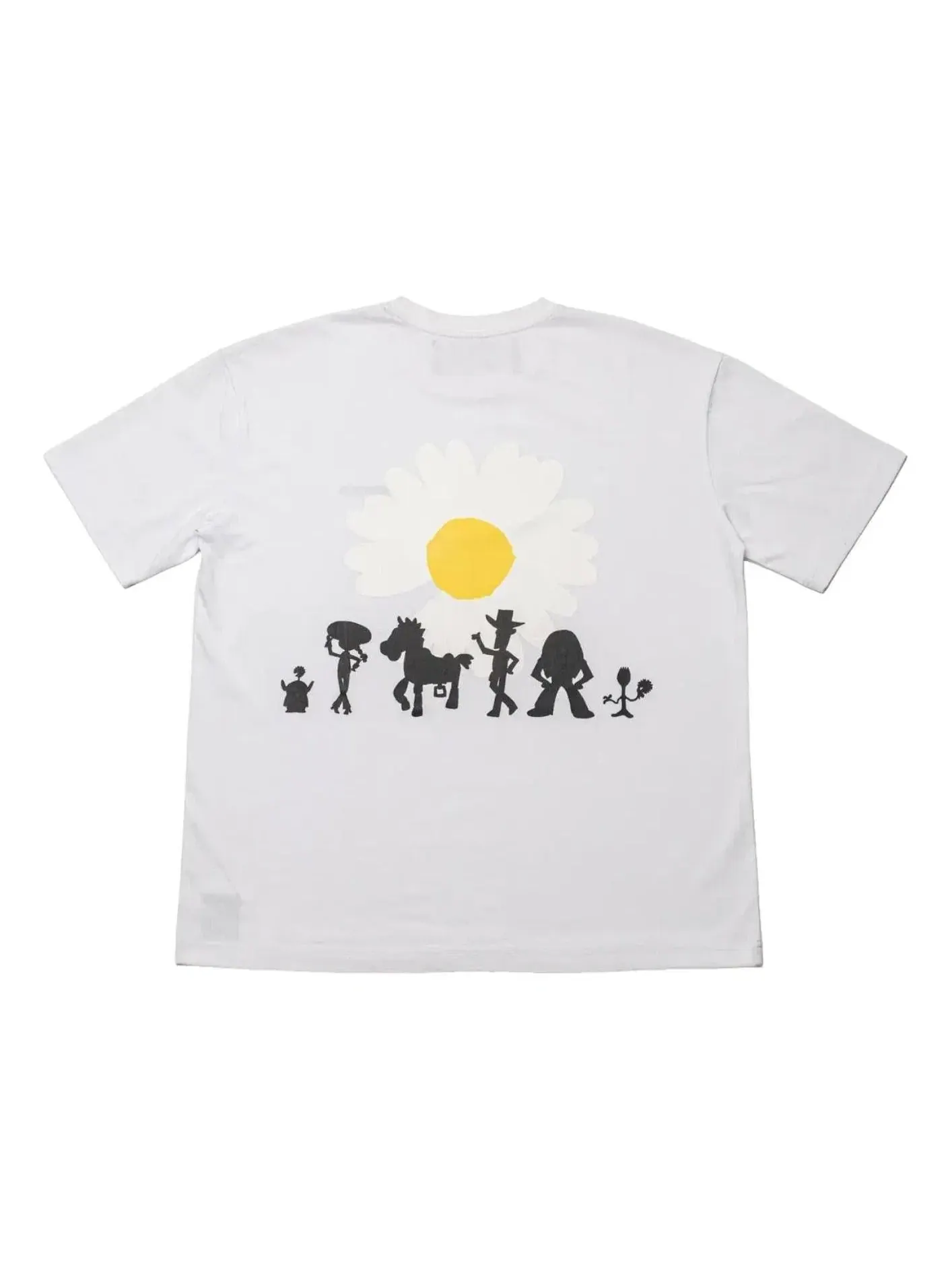 Мужская футболка с принтом Peaceminusone x Toy Story The First Fan T-Shirts 05 — белый