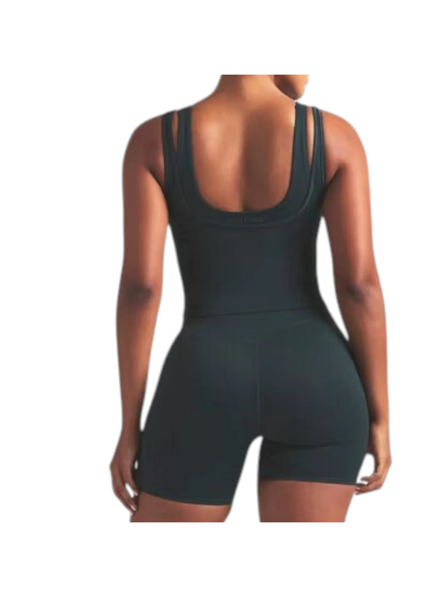 (WMNS) Nike x SKIMS Матовая майка с двойными бретелями и вырезом-лодочкой — изображение 3 из 3, темно-бирюзовый