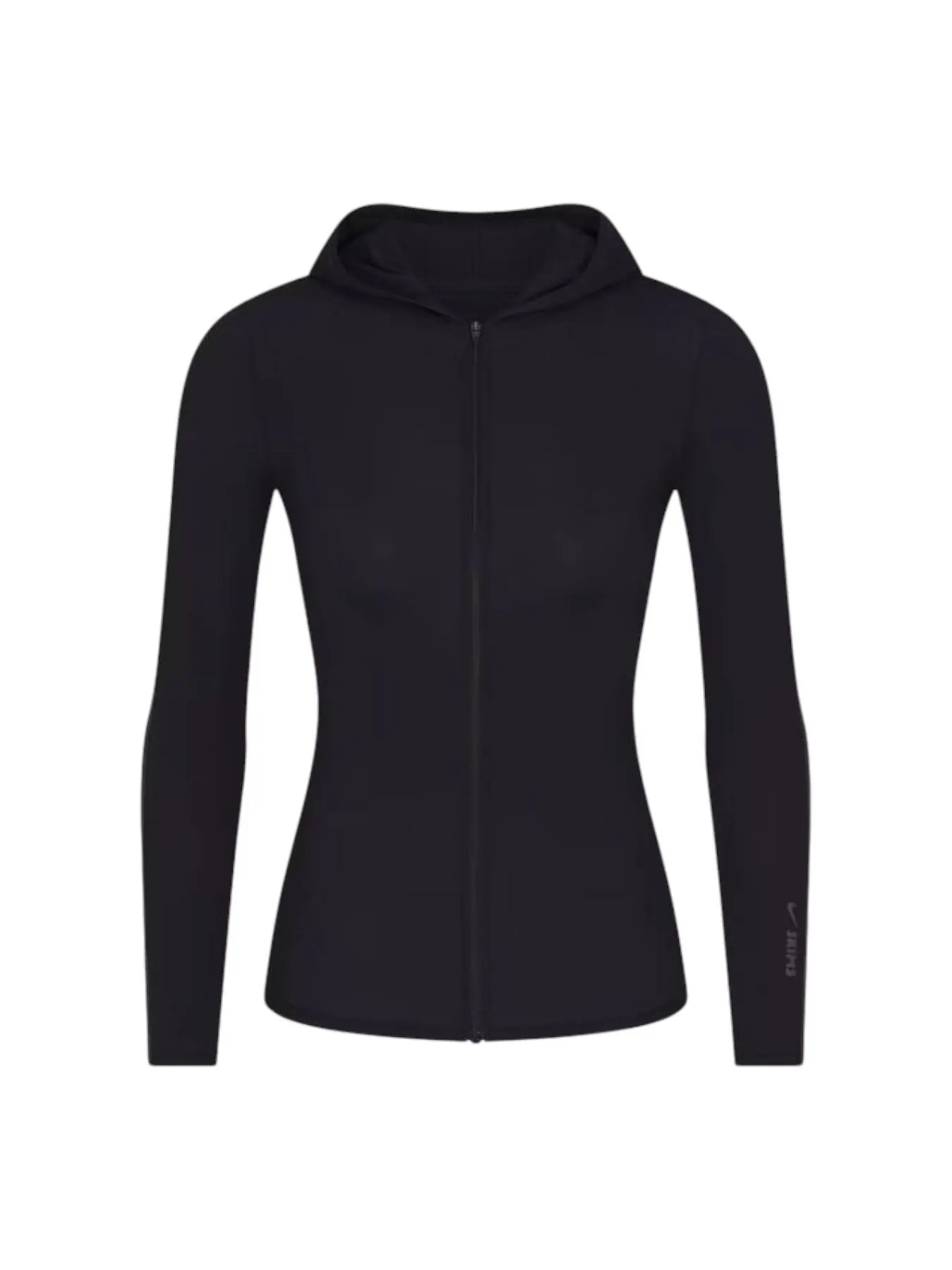 (WMNS) Худи Nike x SKIMS Weightless Layers на молнии — изображение 1 из 3, обсидиан