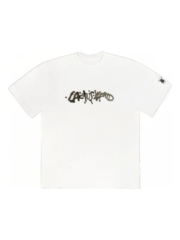 Футболка whiteout t-shirt 'white' Travis Scott — изображение 1 из 2, белый