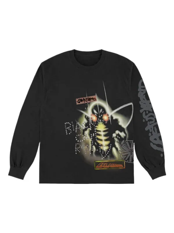 Футболка fw22 beetle jack long sleeve tee 'black' Travis Scott — изображение 1 из 2, черный