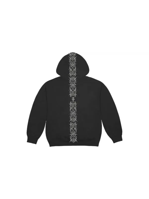 Толстовка cactus jack fw22 studded hoodie 'black' Travis Scott — изображение 2 из 4, черный
