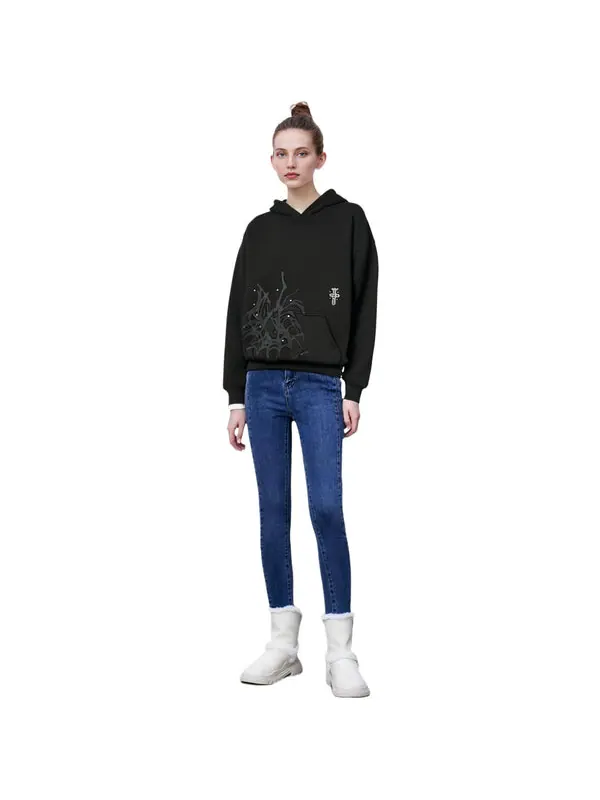 Толстовка cactus jack fw22 studded hoodie 'black' Travis Scott — изображение 3 из 4, черный