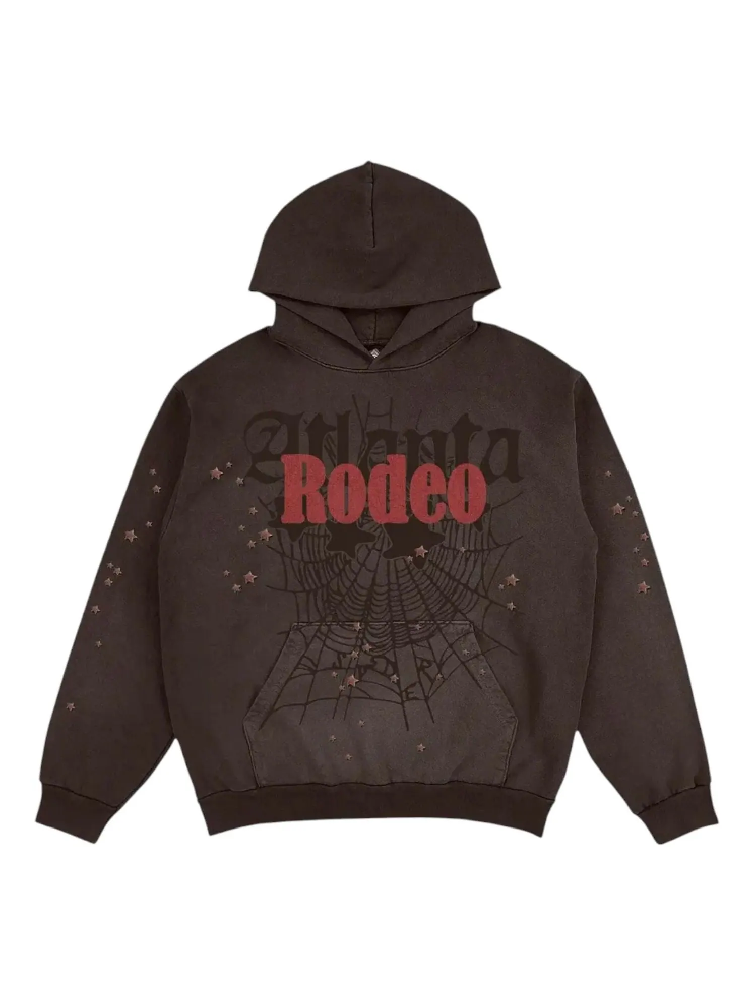 Худи Sp5der x Cactus Jack by Travis Scott Days Before Rodeo Hoodie 'Brown' — изображение 1 из 2, коричневый
