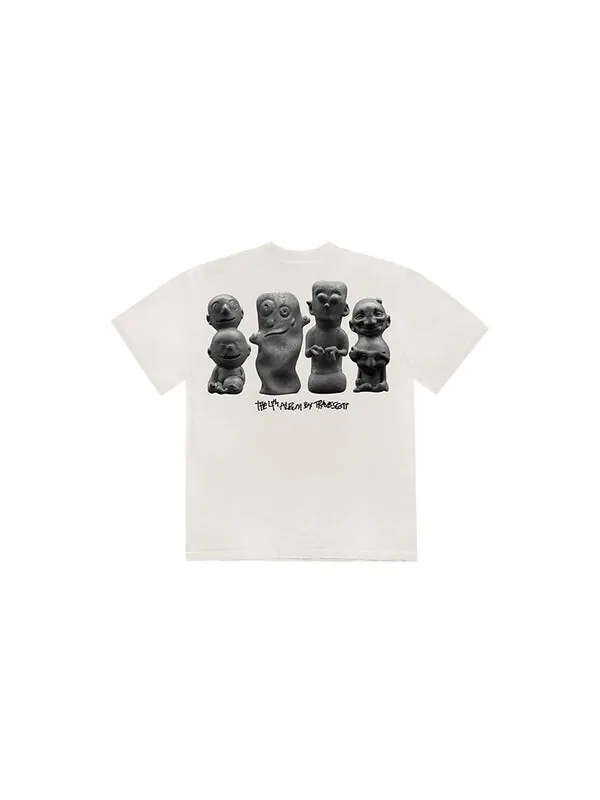 Футболка utopia b1 t-shirt 'white' Travis Scott — изображение 2 из 2, белый