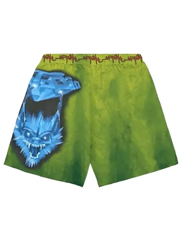 Шорты cactus jack utopia hyena shorts 'green' Travis Scott — изображение 1 из 2, зеленый