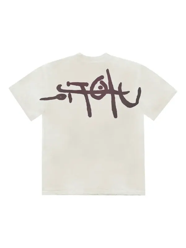 Футболка x kaws utopia i t-shirt 'white' Travis Scott — изображение 2 из 2, белый
