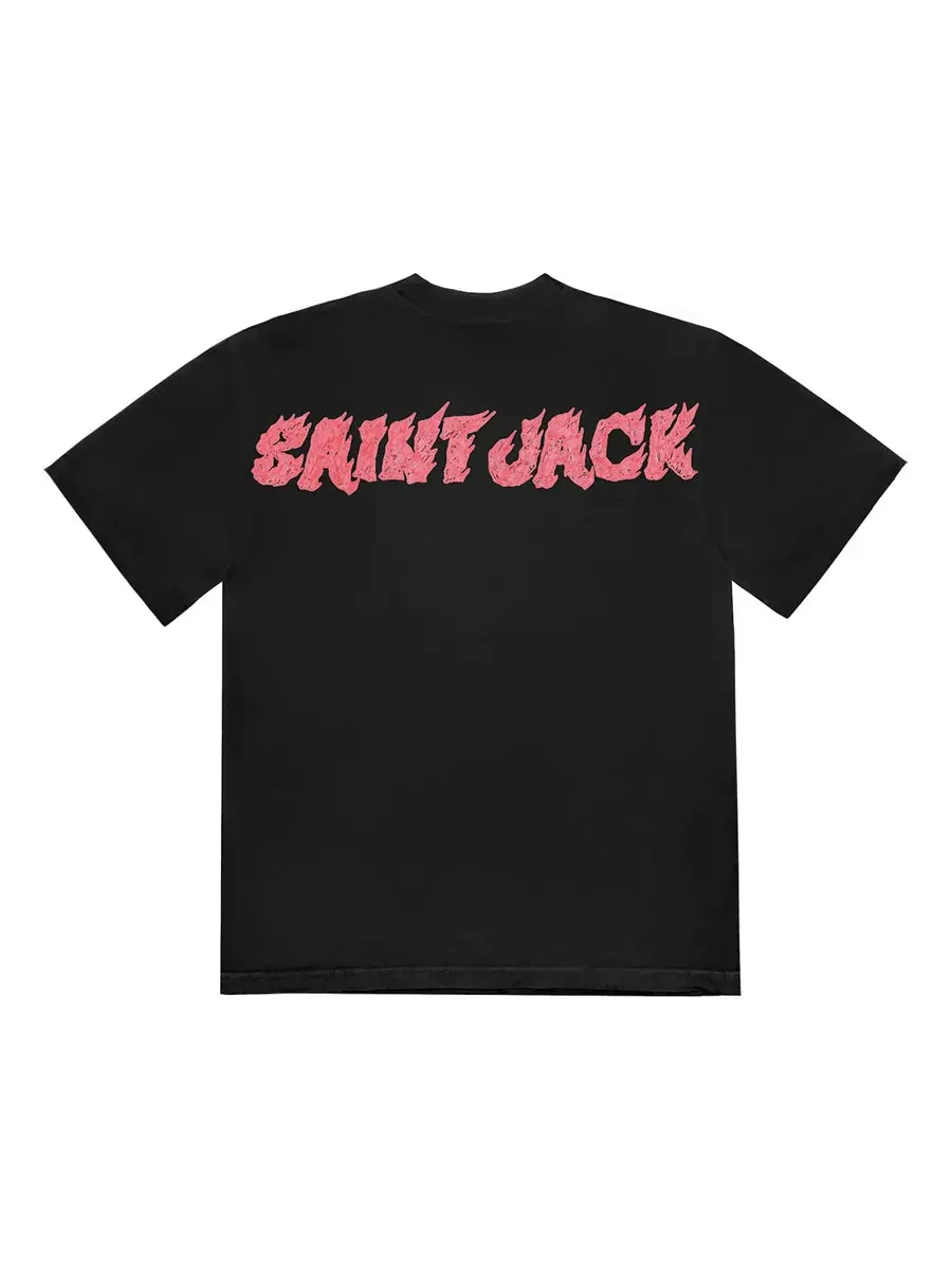 Футболка Travis Scott Utopia x St Michael 2B T-Shirt 'Black' — изображение 2 из 2, черный
