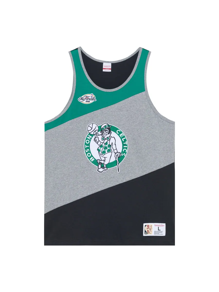Джерси Mitchell & Ness x NBA HWC Colorblocked Cotton Tank 'Chicago Bulls' — изображение 1 из 2, серый