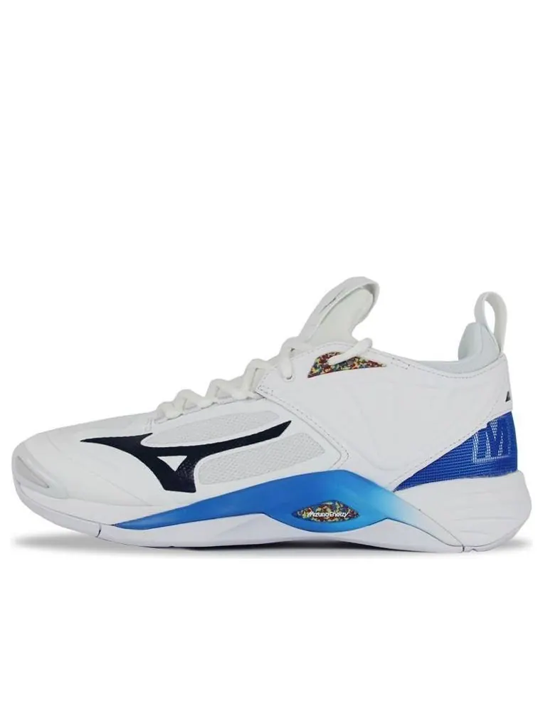 Носки Mizuno Wave Momentum 2 'White Black Blue'